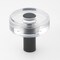 Gliderite Hardware 1-1/2 in. Clear Acrylic Knob Oil Rubbed Bronze 5828-ORB-1 - alternate 1